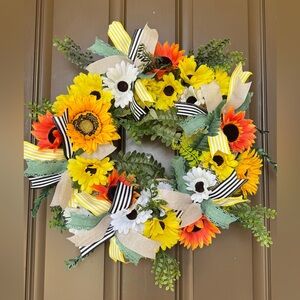 Floral Door Wreath